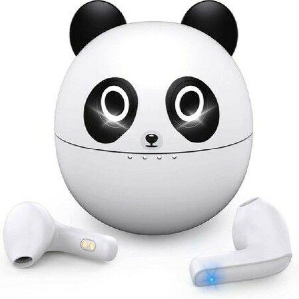 Wireless Earbuds Panda Touch Control Bluetooth Earbuds With Charging Case For IPhone Andorid In-Ear Headphone For Kids Adult Gift