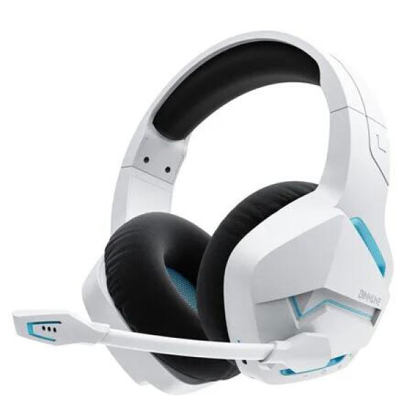 Wireless Gaming Headphones with Microphone Bluetooth for PC PS4 PS5 Playstation 4 5 Laptop White Gaming Headsets
