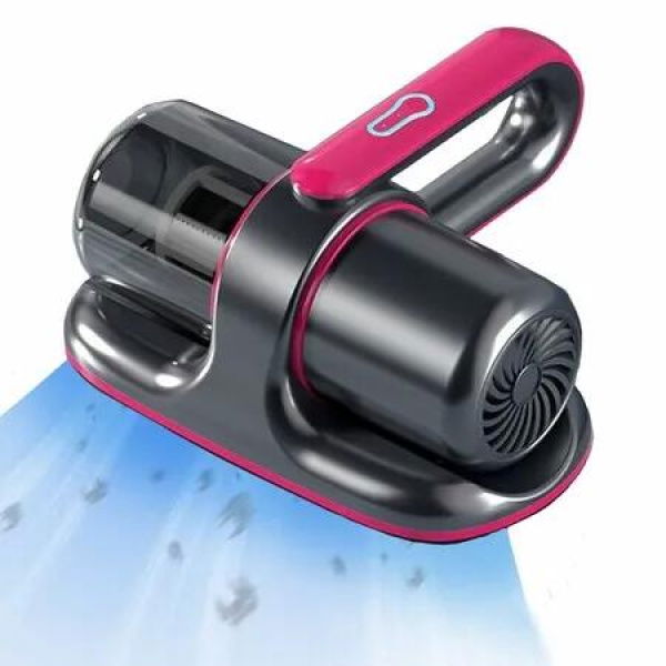 Wireless Handheld Bed Vacuum Cleaner,13000pa Strong Suction UV Light Washable HEPA Filter for Deep Clean for Bed,Mattress,Sofas Carpets(Grey)