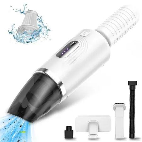 Wireless Handheld Car Vacuum Cleaner Rechargeable Cordless 16000Pa Suction Electric Air Dusterfor Home Kitchen Car Cleaning