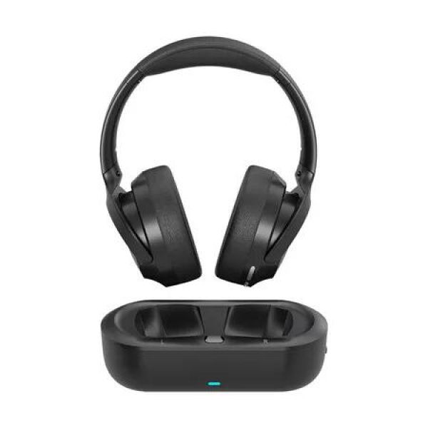 Wireless Headphones for TV Watching, TV Headphones for Seniors with Transmitter Charging Base, No Audio Delay Blutooth, Plug and Play, Gifts for Elderly