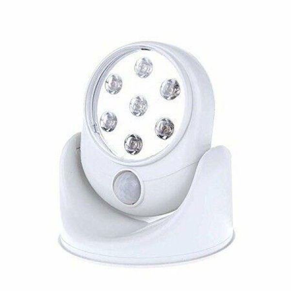 Wireless Motion Sensor LED Night Light 360 Degree Pivots Cordless Security Lamp with Bright LEDs