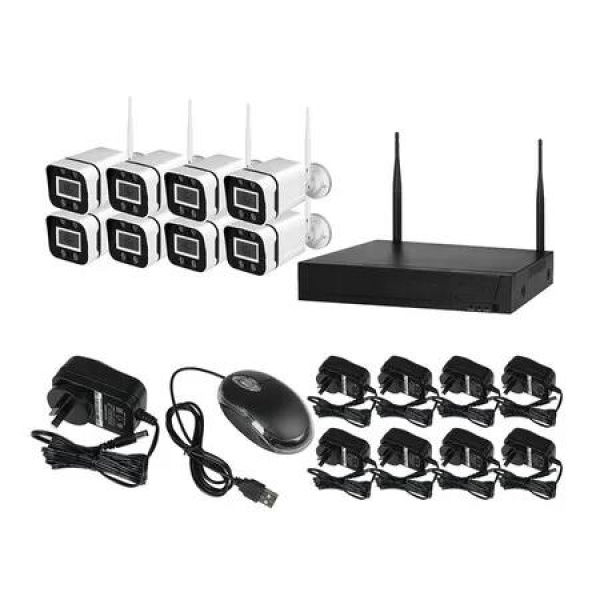 Wireless Security Camera System Set Square