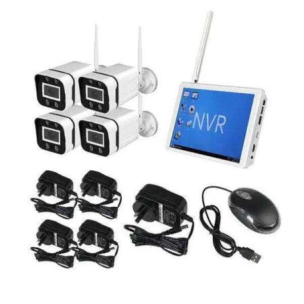 Wireless Security Camera System Set Square