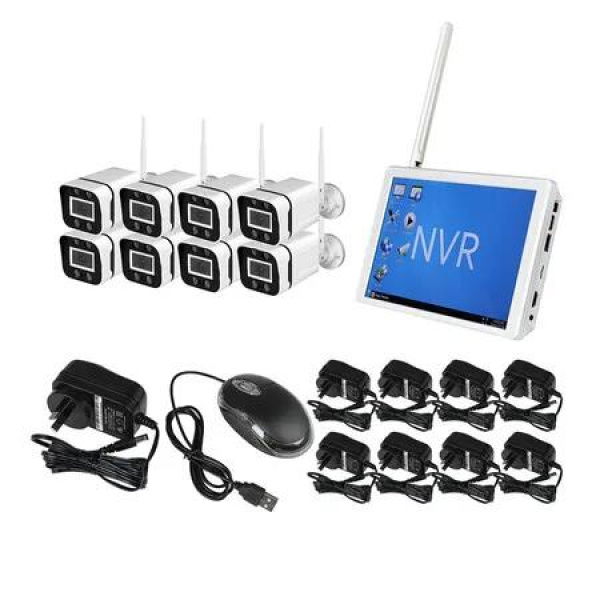 Wireless Security Camera System Set Square