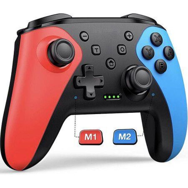 Wireless Switch Controller For Nintendo Switch/Lite/OLED Controller. Switch Controller With A Mouse Touch Feeling On Back Buttons. Extra Switch Pro Controller With Wake-up Programmable Turbo Function.