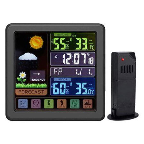 Wireless Touch Screen Weather Clock - Simple Weather Station