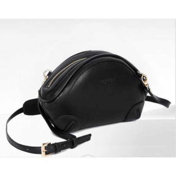 Women PU Leather Shoulder Bag Crossbody Mini Bag Black