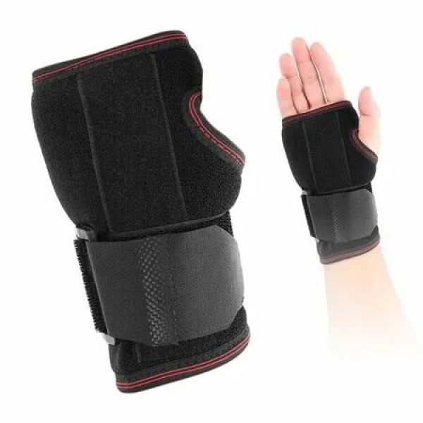 Wrist Brace, Adjustable Breathable Wristband Hand Support Strap, Right