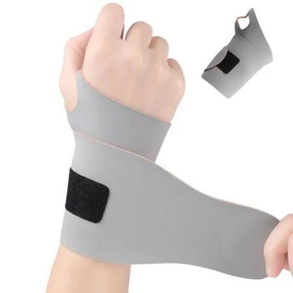 Wrist Brace,Wrist Support,Ulnar Wrist Brace Ultra-Thin Elastic for Tear,Wrist wraps Repetitive Wrist Use Injury,Fits Both Wrists,Grey