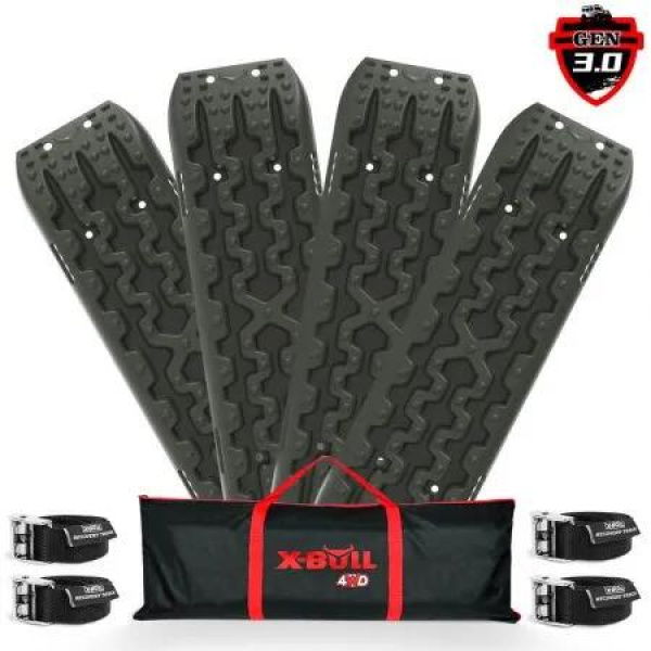 X-BULL Recovery Tracks Gen 3.0 Sand Track Mud Snow 10T 2 Pairs 4PC 4WD 4X4 Olive