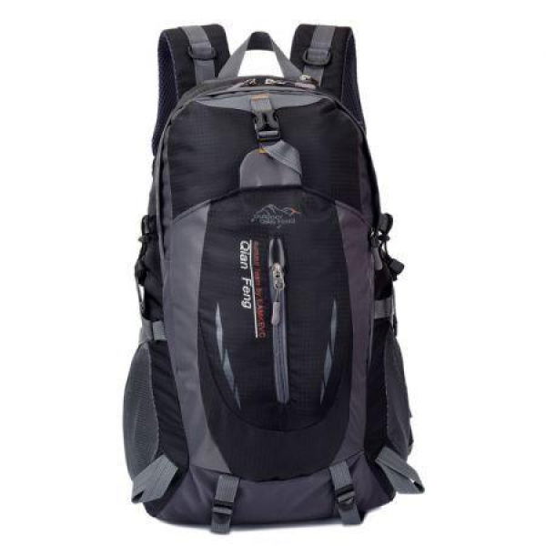 Xuanyufan XYF0027 Travel Camping Backpack 40L Water Resistant Breathable Polyamide (Black)