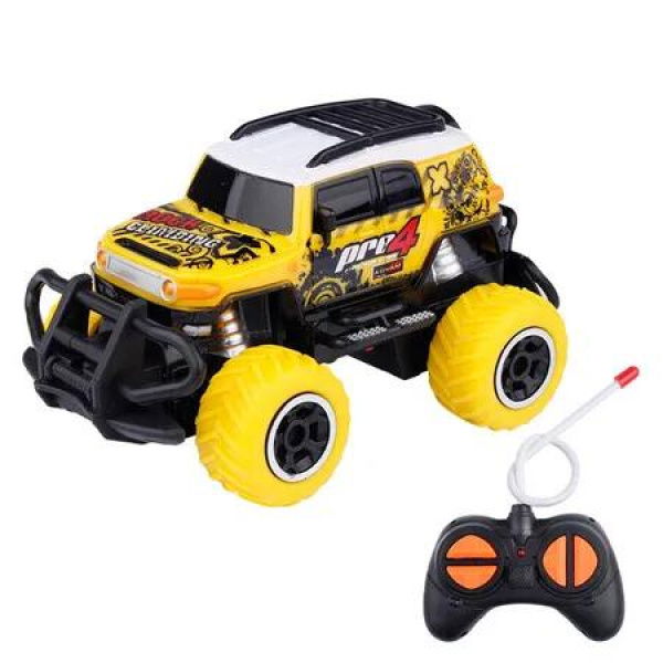 Yellow Remote Control Car Toy for Kids RC Car Off Road Vehicle Racing Car Birthday Gift