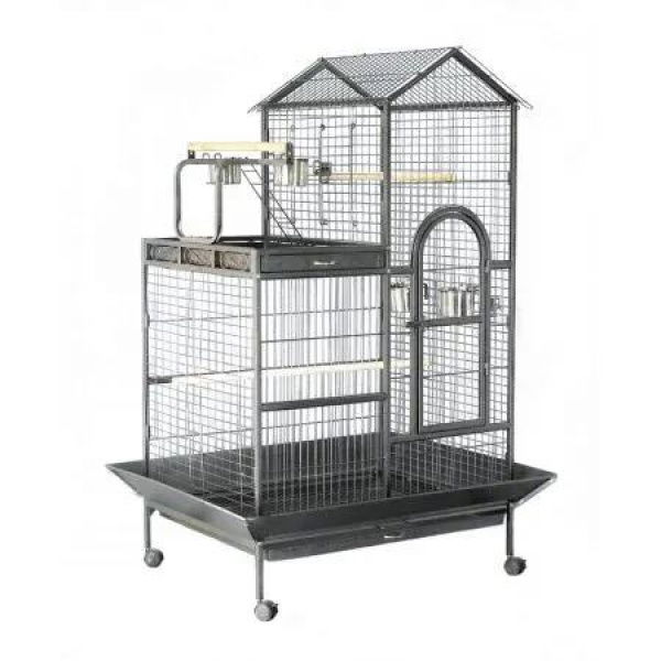 YES4PETS 160cm XL Bird Cage Pet Parrot Aviary Perch Castor Wheels