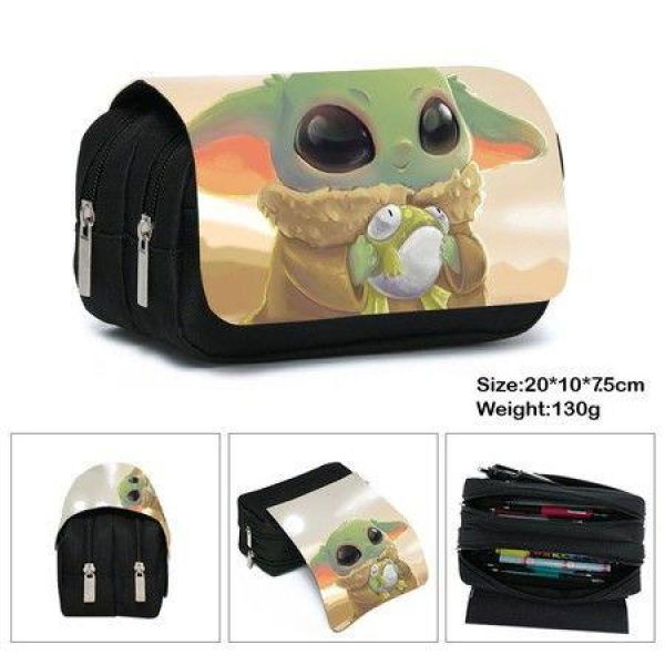 Yoda baby pencil bag 20*10*7.5cm