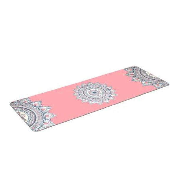 Yoga Mat Foldable Non-Slip Exercise Pink