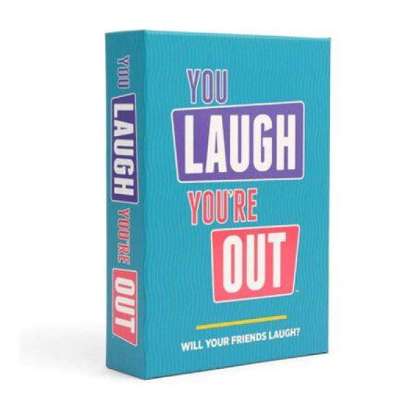 You Laugh You're Out, The Official Family Game Where If You Laugh, You Lose. Great for Big Groups and Kids Age14+