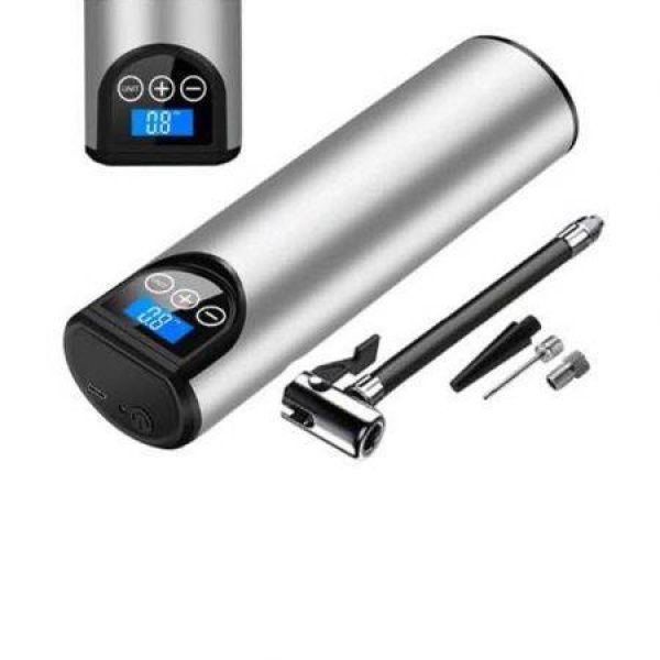 ZEEPIN AP-101 Mini Electric Inflator With Tire Pressure Gauge / LED Light / 4 Unit Options For Most Inflatable Items.