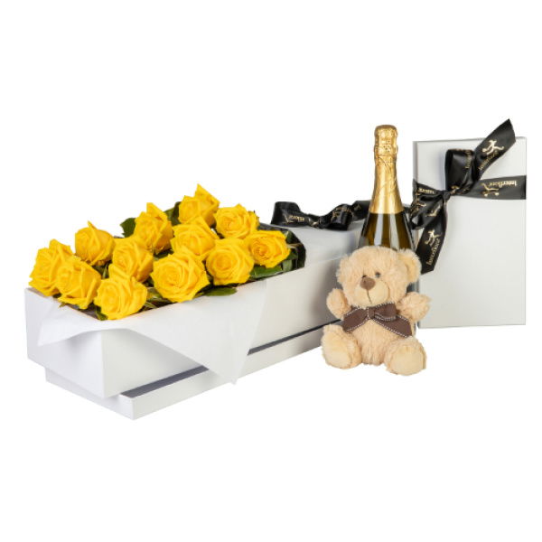 Romantic Roses Grande In Yellow