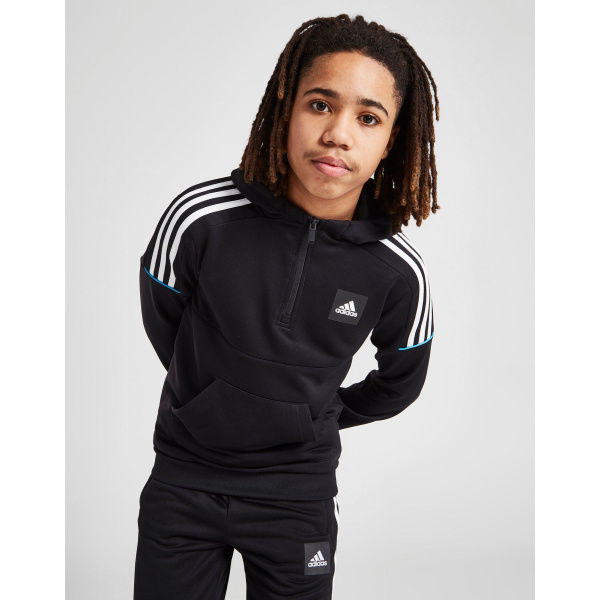 Adidas 1/4 Zip Match Hoodie Junior.