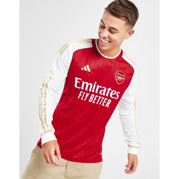 Adidas Arsenal FC 2023/24 Long Sleeve Home Shirt.