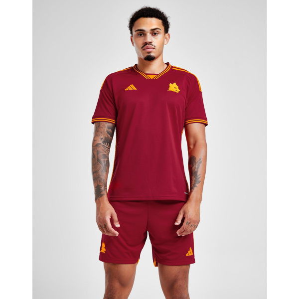 Adidas AS Roma 2023/24 Home Shorts.