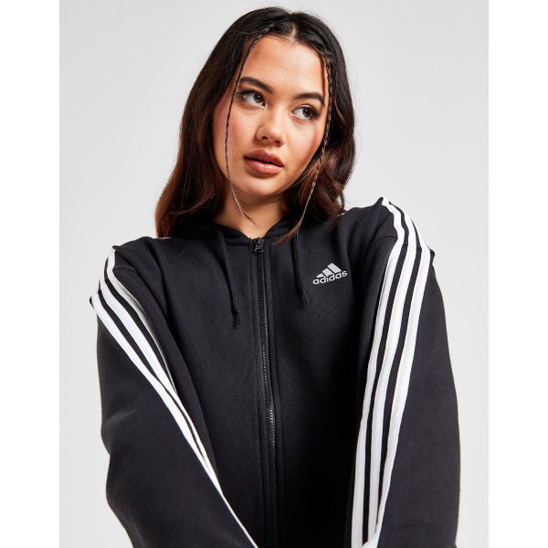 Adidas Badge Of Sport 3-Stripes Full Zip Hoodie