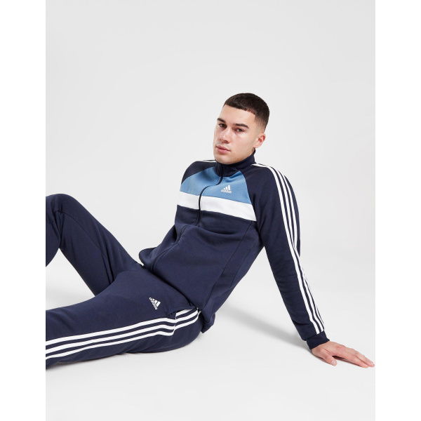 Adidas Badge Of Sport Colour Block Fleece Tracksuit