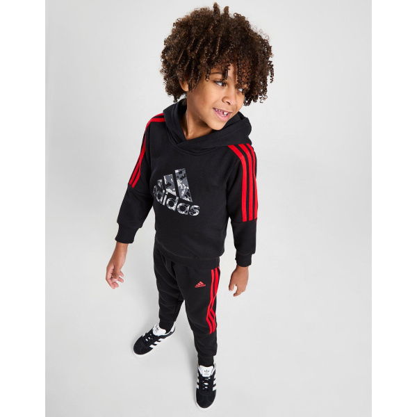 adidas Badge of Sport Graphic Tracksuit Children