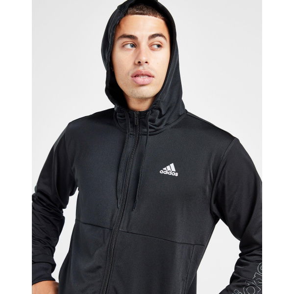 Adidas Badge Of Sport Linear Full Zip Hoodie