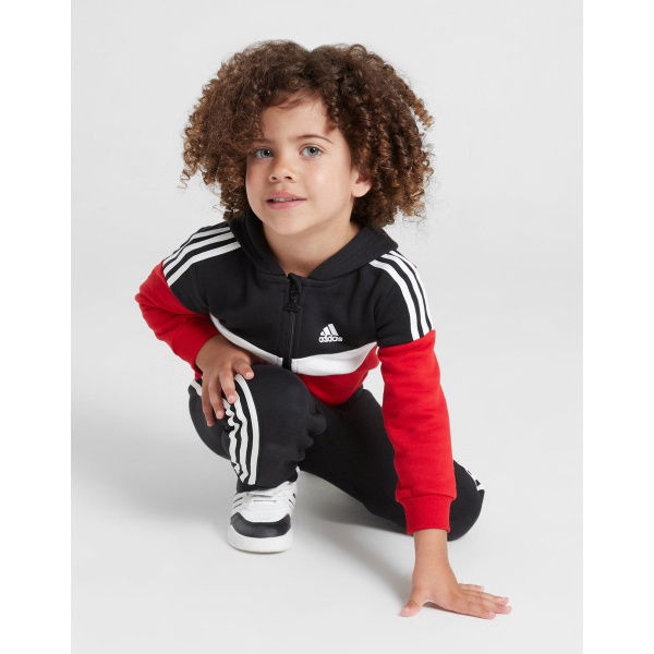 Adidas Colour Block Full Zip Tracksuit Infant