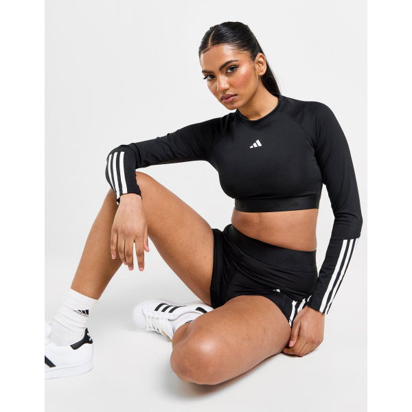 adidas Hyperglam Long Sleeve Crop Top