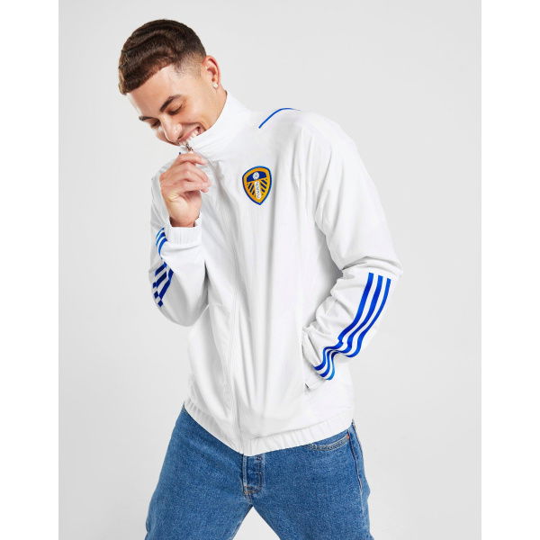 Adidas Leeds United FC 2023/24 Anthem Jacket.