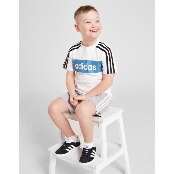 Adidas Linear Essential T-Shirt/Shorts Set Children.