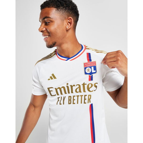 Adidas Olympique Lyon 2023/24 Home Shirt.