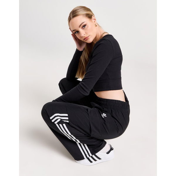 adidas Originals 3-Stripes Wide Leg Cargo Pants