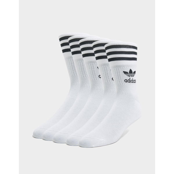 adidas Originals 5-Pack Mid-Cut Crew Socks