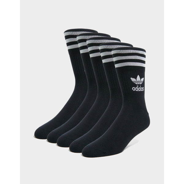adidas Originals 5-Pack Mid-Cut Crew Socks