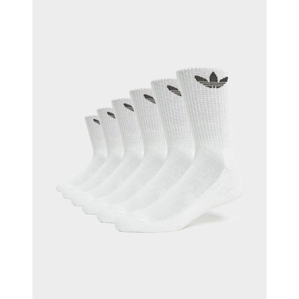 Adidas Originals 6-Pack Trefoil Cushion Crew Socks