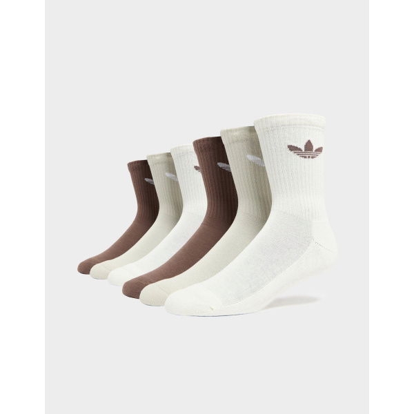 adidas Originals 6-Pack Trefoil Cushion Crew Socks