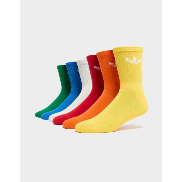 adidas Originals 6-Pack Trefoil Cushion Crew Socks