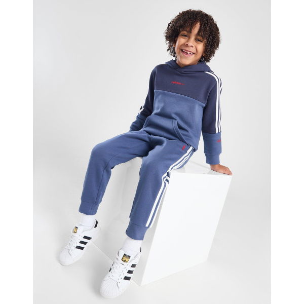 adidas Originals Colour Block Overhead Tracksuit Children