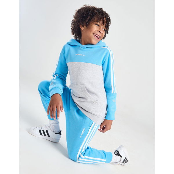 adidas Originals Colour Block Overhead Tracksuit Children