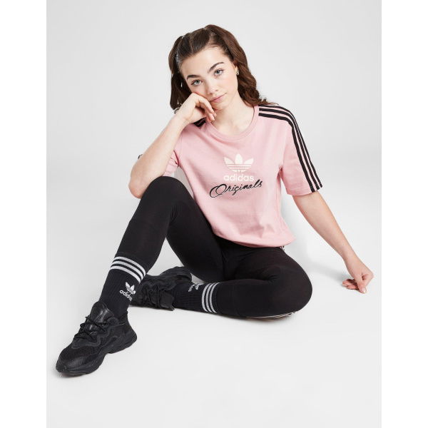 Adidas Originals Girls Collegiate T-Shirt Junior