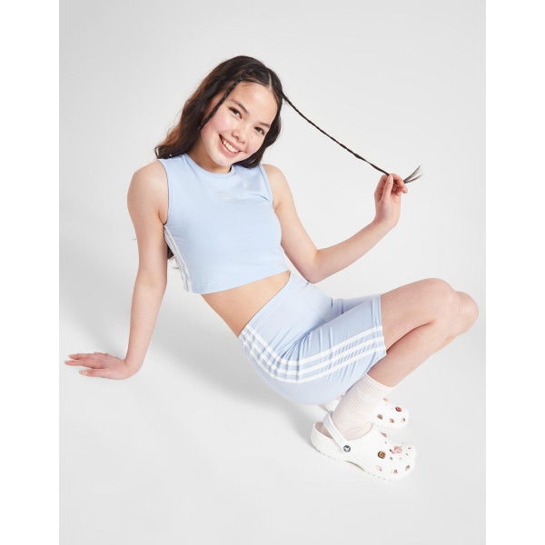 Adidas Originals Girls Trefoil Crop Tank Top Junior