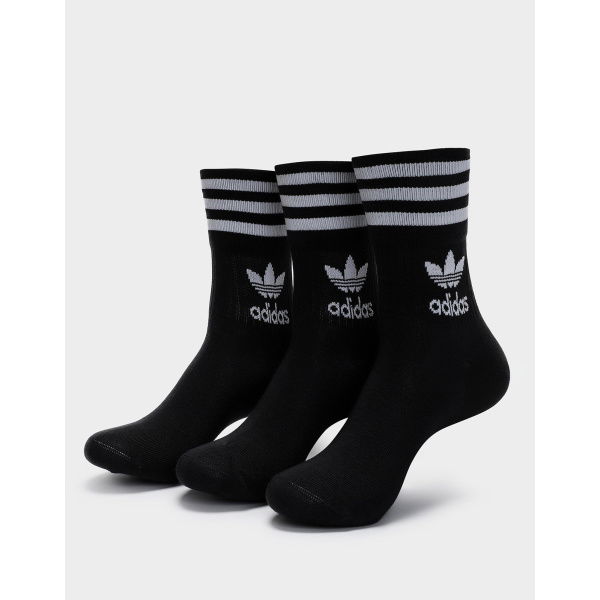 Adidas Originals Mid-Cut Crew Socks 3 Pairs