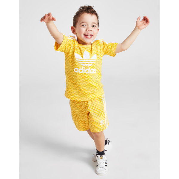 Adidas Originals Monogram T-Shirt/Shorts Set Infant.