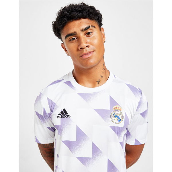 Adidas Real Madrid 2022/23 Pre-Match Shirt.