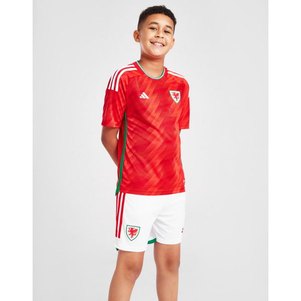 Adidas Wales 2022 Home Shorts Junior Pre Order