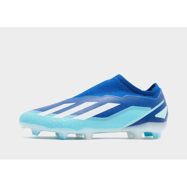 Blue adidas X Crazyfast .3 Fg Laceless Junior JD Sports